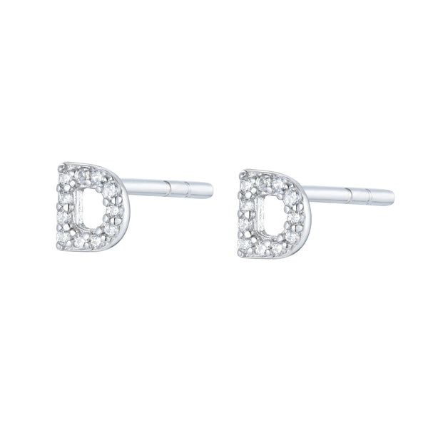 EG-26/S - Initial Stud Earrings (sold as a pair)