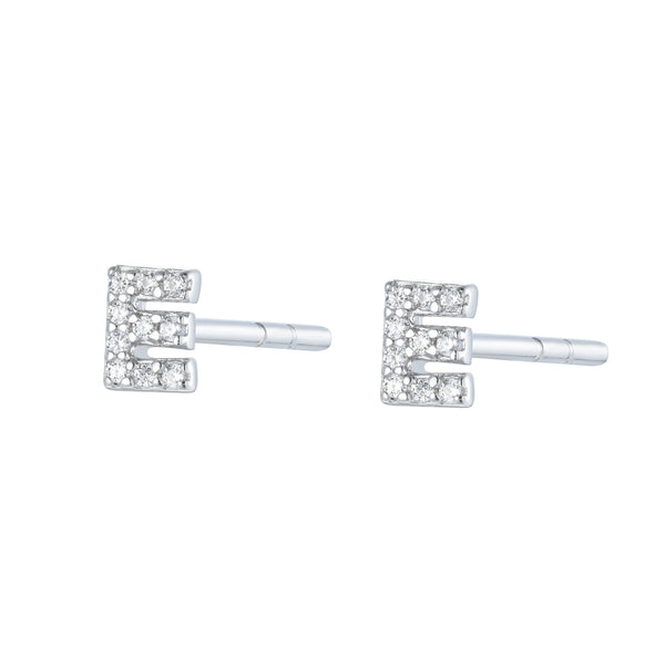 EG-26/S - Initial Stud Earrings (sold as a pair)