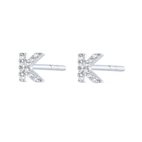 EG-26/S - Initial Stud Earrings (sold as a pair)