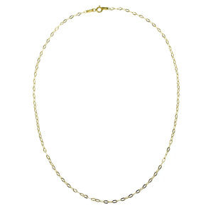 
18kt Gold Plated on Silver Chain Necklace

