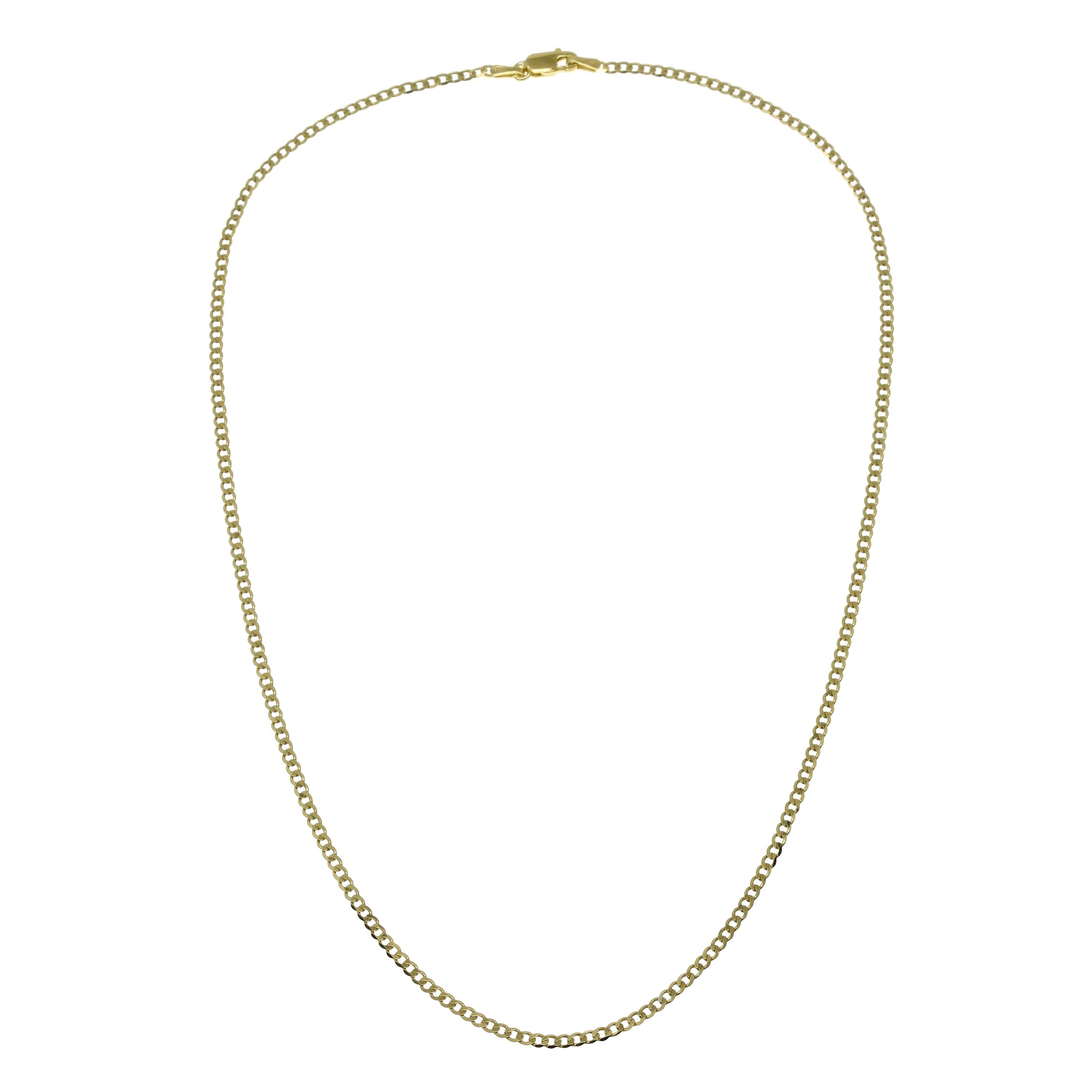 

18kt Gold-Plated Silver Chain Necklace, 40 cm in Length  

