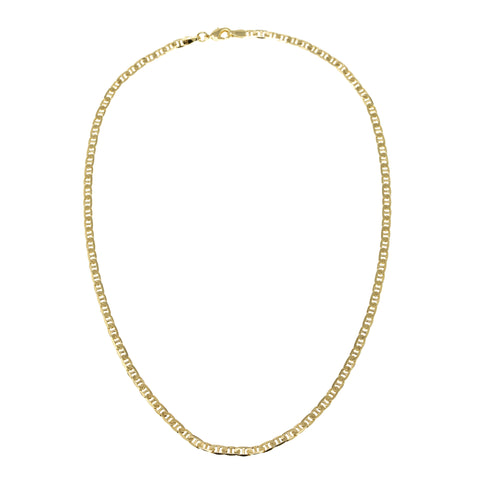 
Gold-filled chain necklace with a secure lobster clasp, available in 40 cm and 45 cm lengths.

