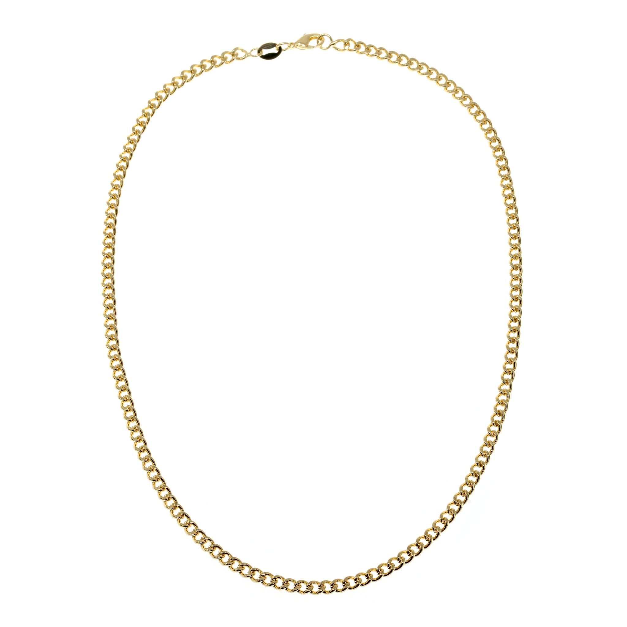 
Gold-filled chain necklace, classic design with secure lobster clasp, available in 40 cm and 45 cm lengths.

