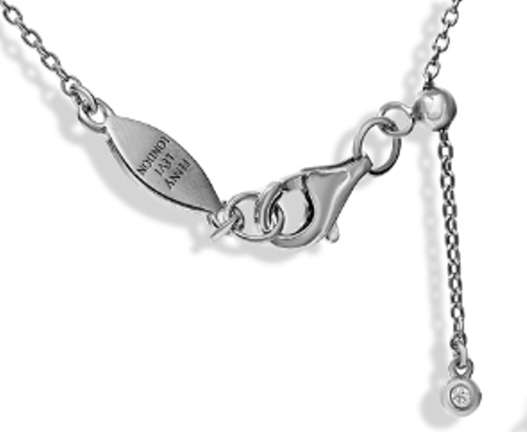 BT-1/S - Adjustable Chain Bracelet with Clover Charm and CZ Decoration